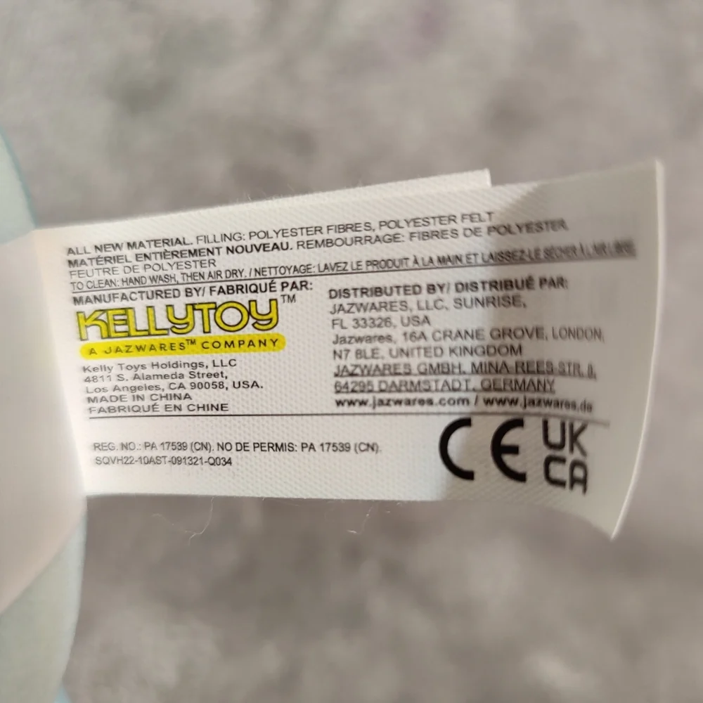 KELLYTOY SQUISHMALLOWS 2022 HUGMEES Miles The Dragon Plushie - Picture 10 of 11